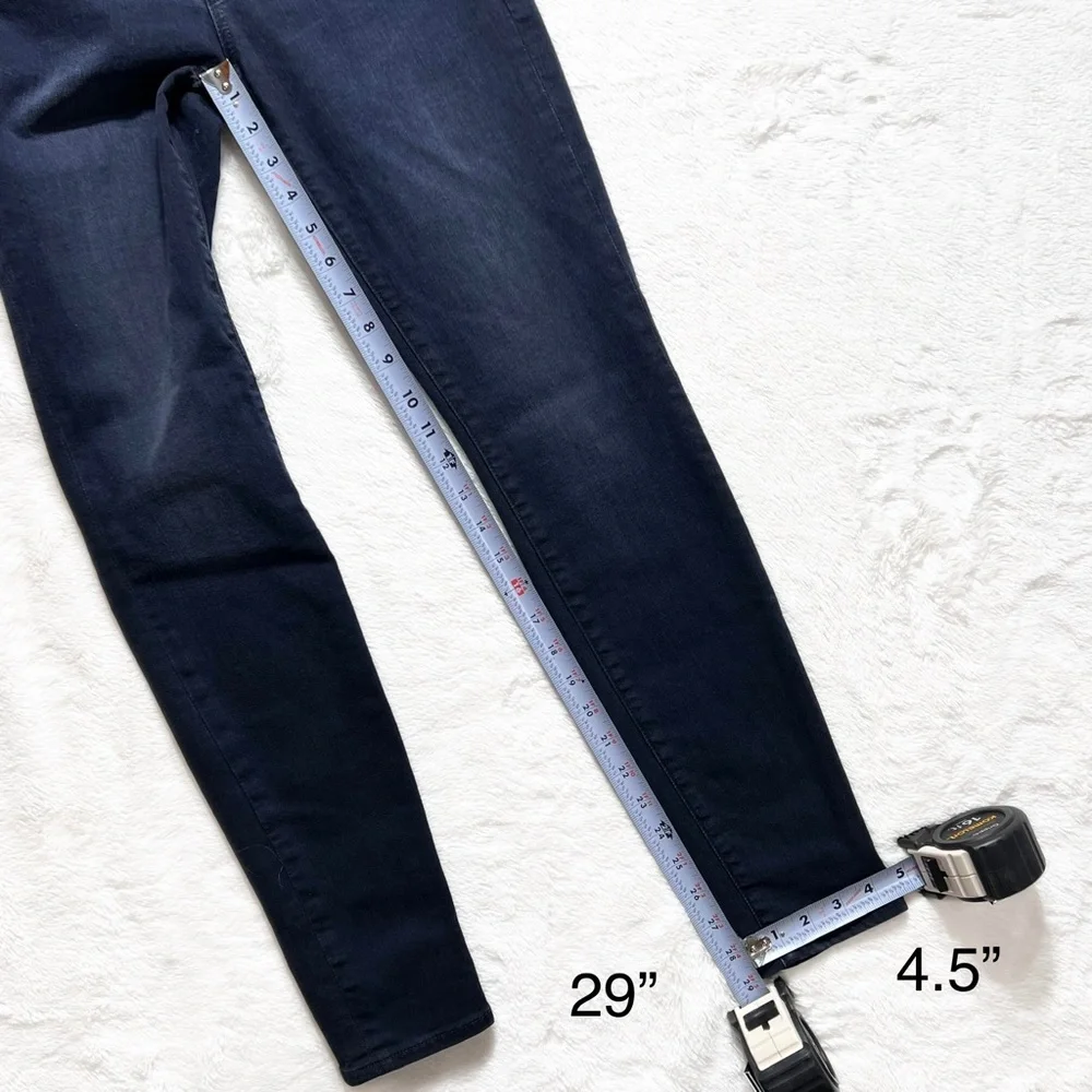 Madewell Navy Blue Colored Denim 9” High Rise Skinny Jeans